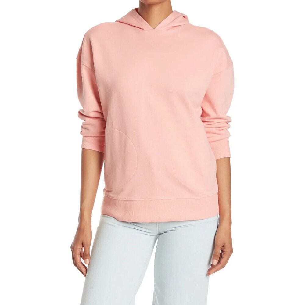 Abound Women's Hoodie sweatshirt long sleeve in Light Pastel Pink Size XS